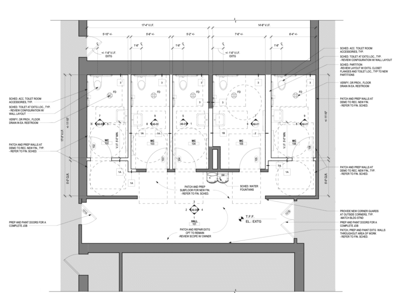 ADA Family-Assist Restroom floor plan